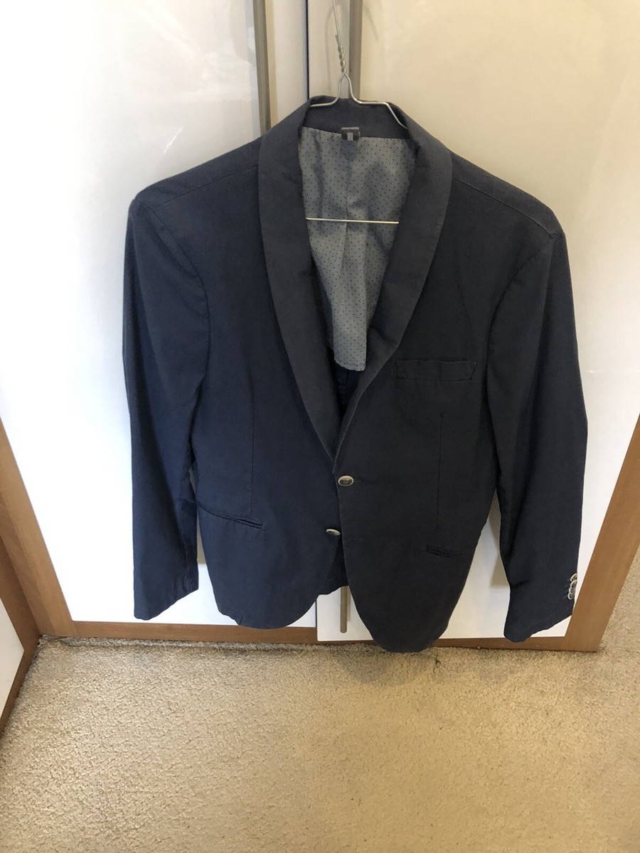 Blazer Homme Asfalto Fabriqué En Italie - Taille 40 (poitrine 40"), Coton, Occasion Très Bon état