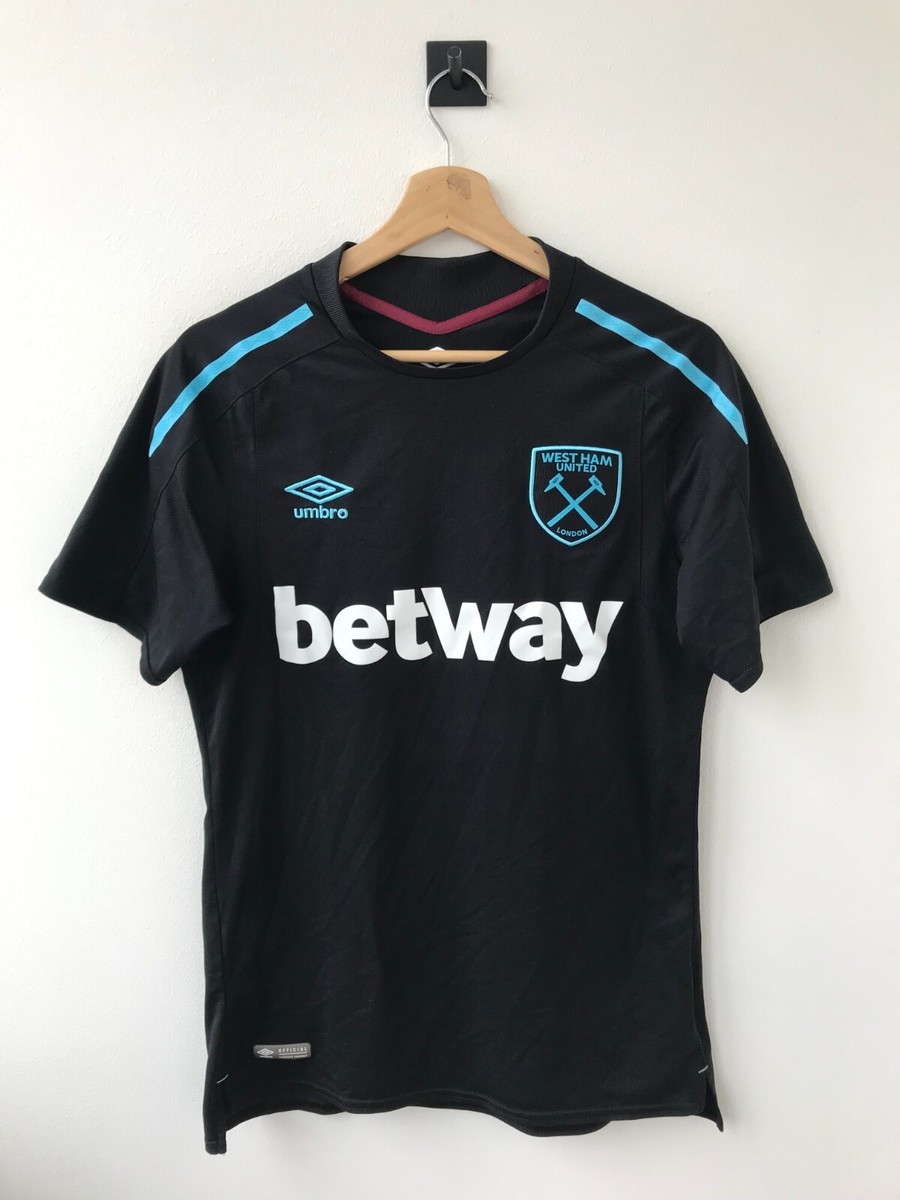 WEST HAM UNITED 2017/2018 AWAY FOOTBALL SOCCER SHIRT JERSEY
