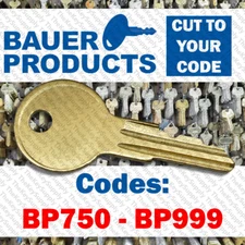 Replacement Key BP750-BP999 L-Handle Topper Camper Cabinet Garage Door Gas Cap