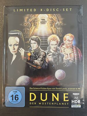 Dune - Der Wüstenplanet - 4K Ultra HD Limited Mediabook - UHD+BLU-RAY-NEU OVP