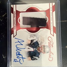 Adam Vinatieri 2025 Panini Flawless Patch On Card Auto Ruby #/15 Patriots