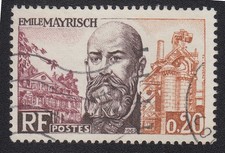 timbre France Emile Mayrisch 1963 20c n°1385 Y&T oblitéré