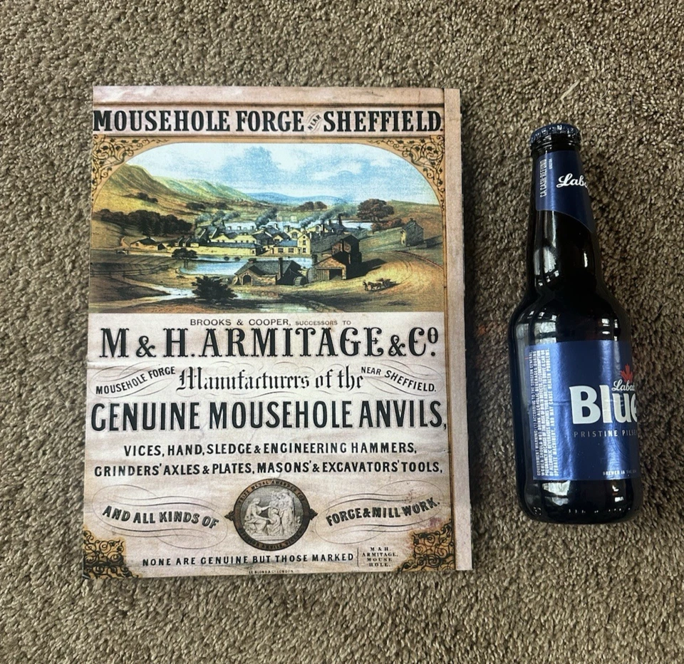 Mouse Hole Forge Book By Richard Postman Signed By Author Awesome Gift Idea ! NR - Image 2 of 4