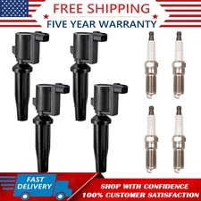 4X Ignition Coil & Iridium Spark Plug Set for 2009-2020 Ford Fusion Escape FD505