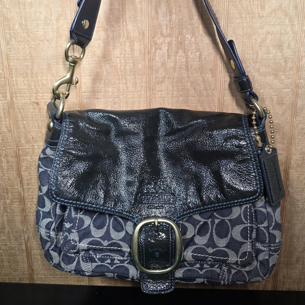 Coach Bleecker Denim Exterior Shoulder Bag Bags & Handbags for