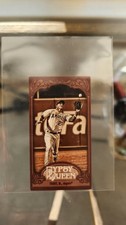2012 Topps Gypsy Queen - Mike Trout Rookie Card #195 Mini Sepia /99