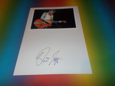 Brian Setzer Stray Cats  signed signiert Autogramm Briefkarte + Bild in person