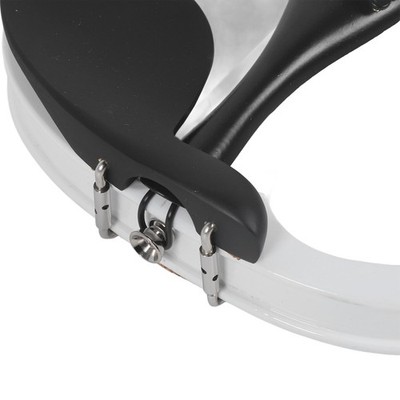 White Electric Violin Kit Professional 4/4 Silent Violin Set For Students Adults