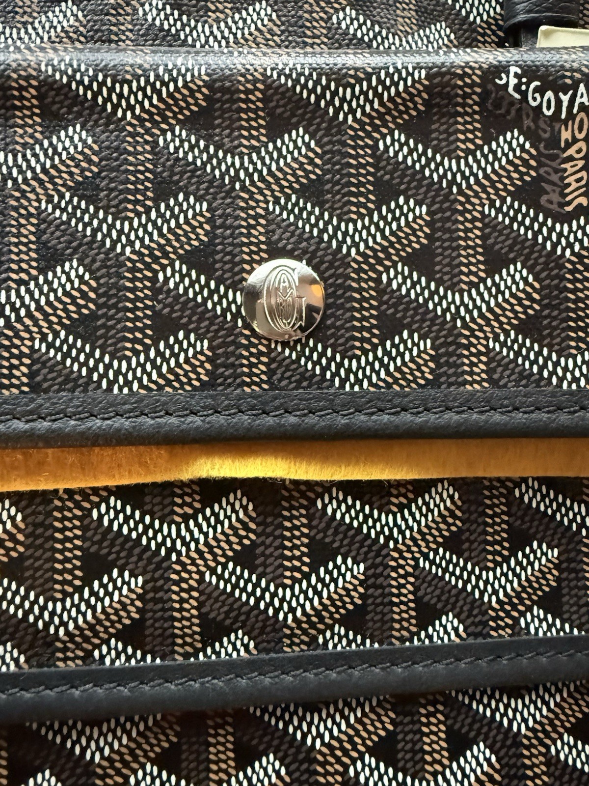 Goyard Saint Louis Tote GM All Black - 100percent authentic image 9