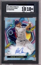 PETE ALONSO 2023 Topps Cosmic Chrome SGC 10/10 Refractor Autograph Auto #CCA-PA