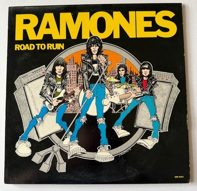 The Ramones - Road To Ruin Vinyl LP 1978  SRK 6063  Jacksonville Press VG+/Ex