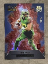 BO NIX - 2023 Wild Card MATTE Rookie Heat RC 14/25. rookie card picture