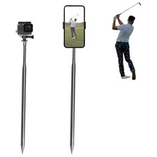 Golf Monopod Selfie Stick, Portable Phone Camera Spike Stake for Recording Yo...