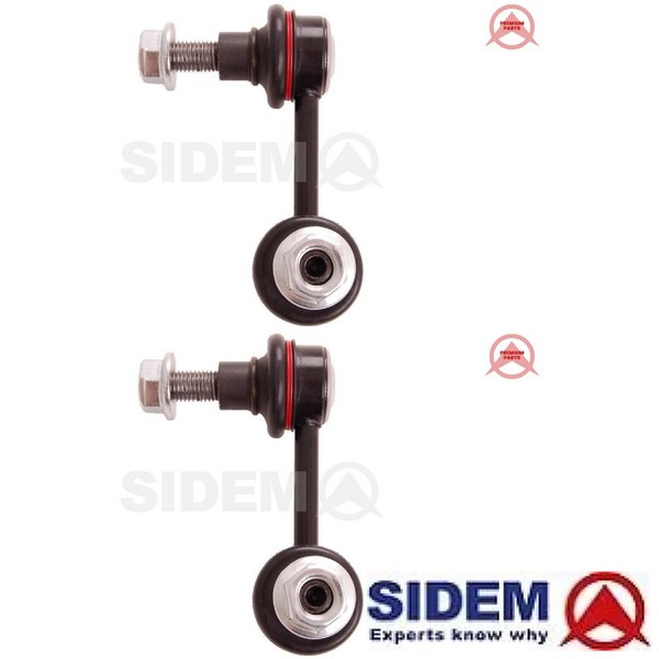 2X Stange/Strebe FüR Stabilisator Sidem 19261 2 PendelstüTzen Stabi FüR Fiat-image