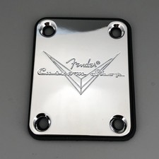 Guitar Custom Shop Neck Plate Chrome