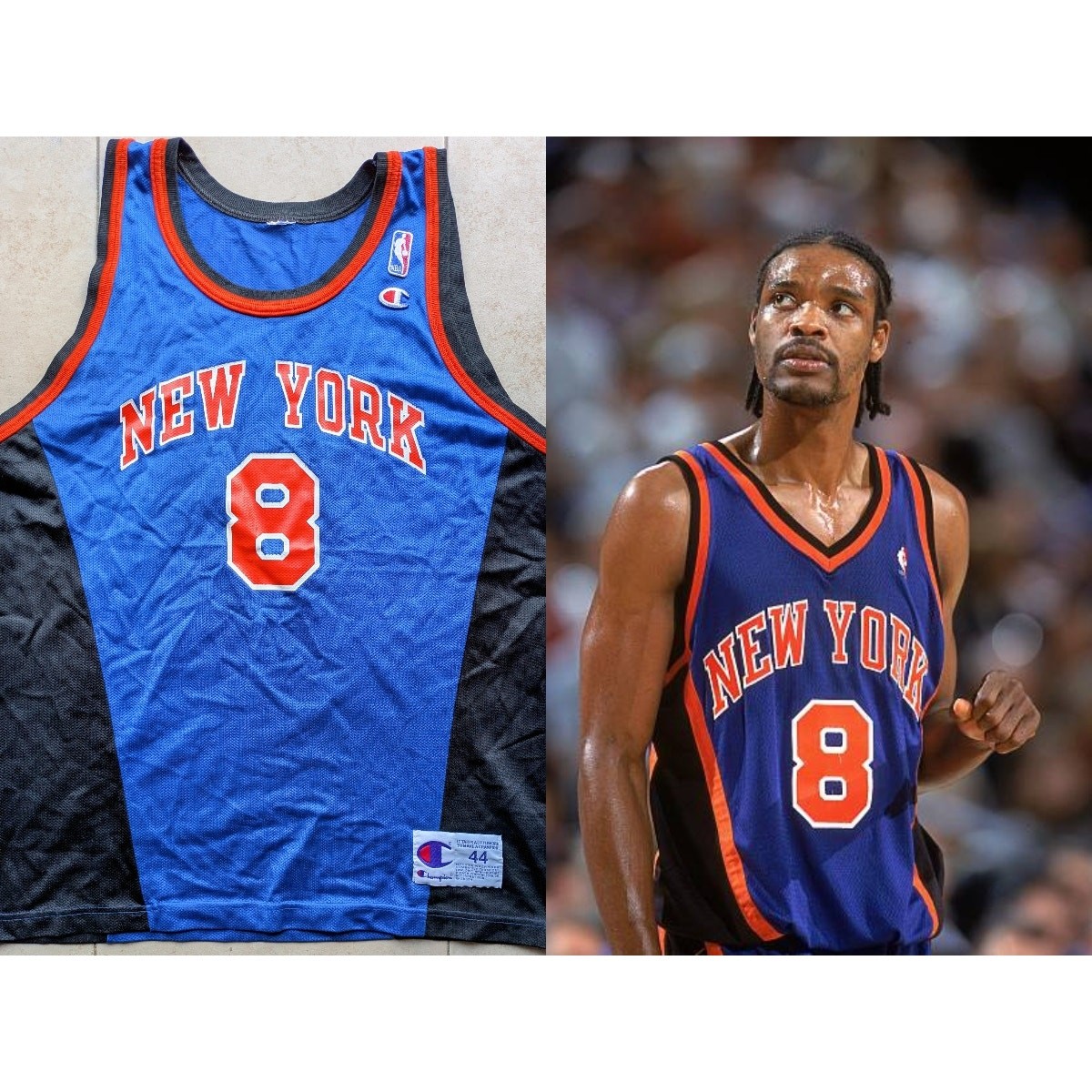 NBA KNICKS ラトレル・スプリューウェル　ニックス ユニフォーム　M Latrell Sprewell New York Knicks Jerseys, Latrell Sprewell