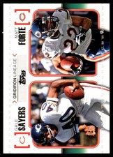 2010 Topps - Gridiron Lineage Matt Forte, Gale Sayers #GL-SF