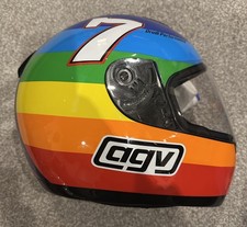 AGV - Valentino Rossi - Peace Barry Sheene 7 Tribute - MotoGP Motorcycle Helmet