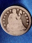Seated Liberty Dime Silver Circulated US 10C Coin Uncertified (139)