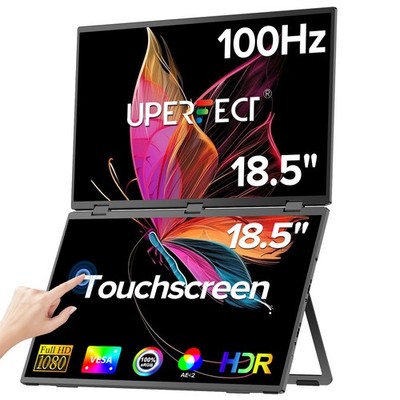 UPERFECT Delta 18,5 Zoll 100Hz Touchscreen Dual Portable Monitor 1920 * 1080 FHD