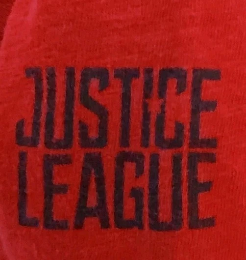 Camisa roja manga larga Gap Kids DC Justic League adolescentes niños talla XXL 14/16 Foto 2 de 4