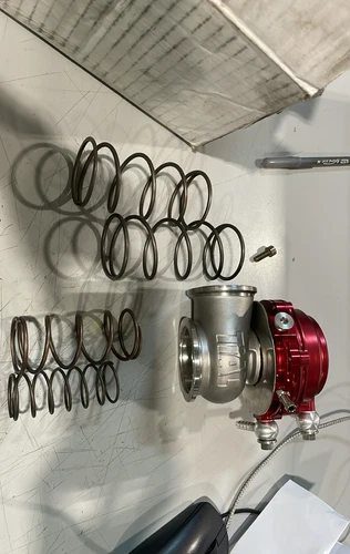 (missing flange and clamp.)TiAL MVR 44mm Wastegate w/ 2 Springs - Red Body