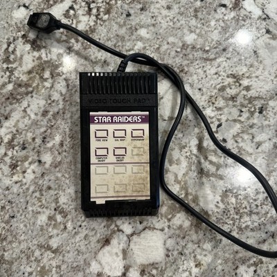 Atari 2600 Video Touch Pad Keypad Controller w/ Star Raiders Overlay - UNTESTED