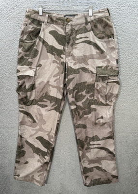#ad #ad Cabelas Pants Mens 34 Camouflage Microtex Classic Cargo Outfitters Camo Outdoors $29.99