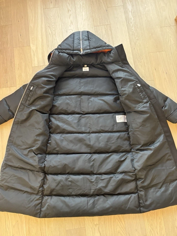 Женская куртка-пуховик с капюшоном Burberry Econyl Down Длинная с подкладкой Размер Small - Изображение 4 из 4