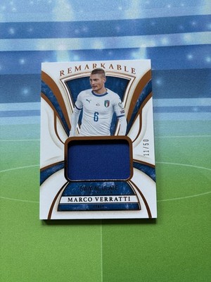 2020 Panini Immaculate Relic Marco Verratti Bronze /50 Italy