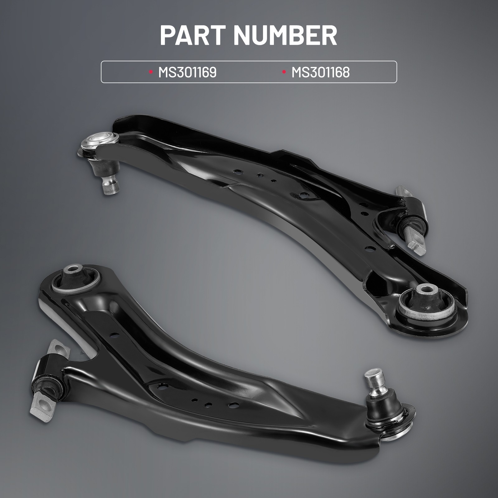 Front Lower Control Arms With Ball Joints For 2017-2019 Nissan Rogue 2 ...