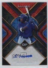 2023 Wild Card Mania Triangle Red Kaleidoscope 5/6 Ismael Mena Auto 0kv2