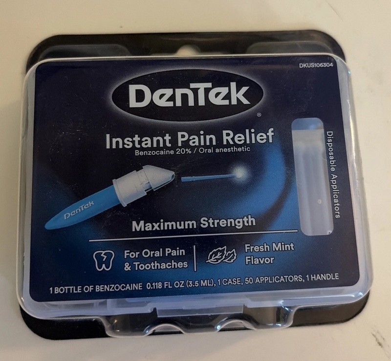 Instant Oral Pain Relief Maximum Strength Kit for Toothaches | 50 Count