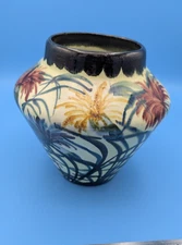 Antique Art Nouveau Majolica vase Schramberger Majolika-Fabrik Germany