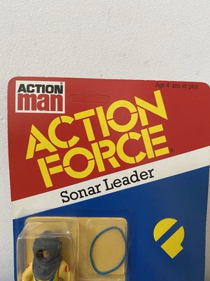 Action Force Action Man Sonar Leader – Figurine Palitoy 1982, Neuve Sous Blister, Collector