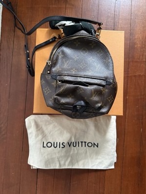 Louis Vuitton Palm Springs Backpack Mini Brown Canvas Monogram