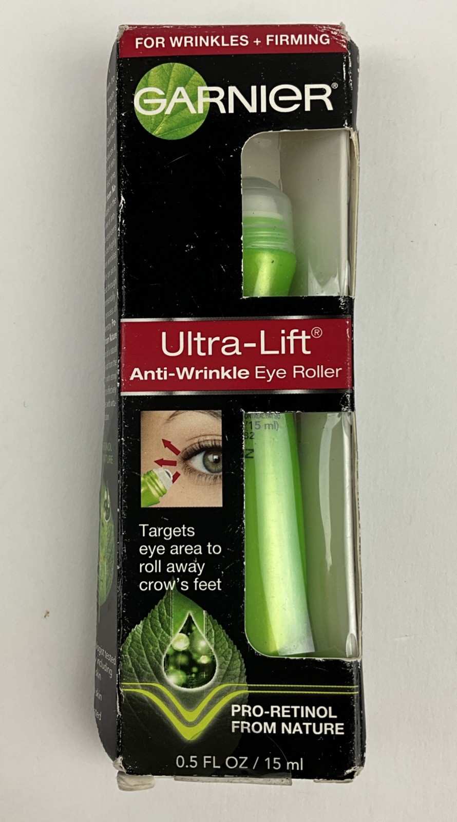 ONE (1) Garnier ULTRA-LIFT Anti-Wrinkle Eye Roller New In Bo