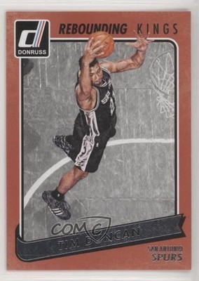 2015-16 Panini Donruss Rebounding Kings Tim Duncan #3 HOF 0c2