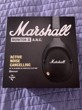 Marshall Monitor II A.N.C. Bluetooth Wireless Noise Cancelling Headphones, Black