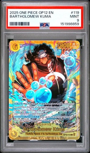 Bartholomew Kuma graded PSA 9 for sale on eBay