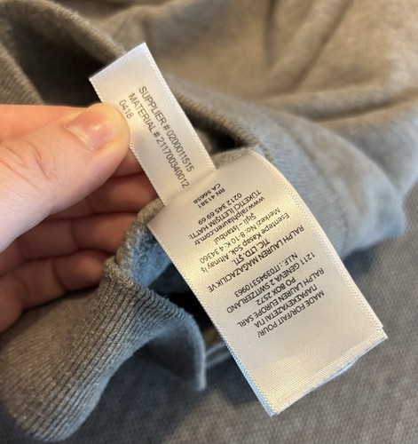 Ralph Lauren Polo Sweatshirt (Grey) - Imagen 5 de 6