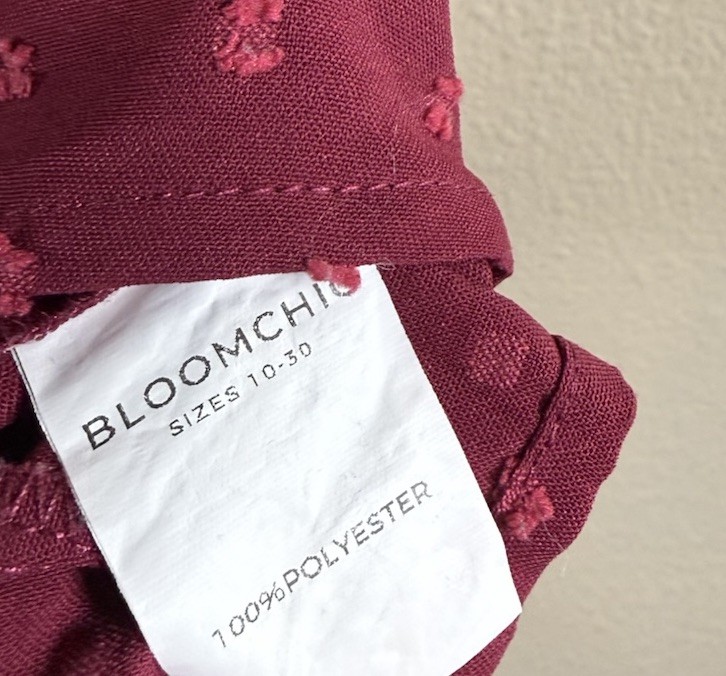 BloomChic Plus 22/24 Textured Flutter Sleeve Cran… - image 7