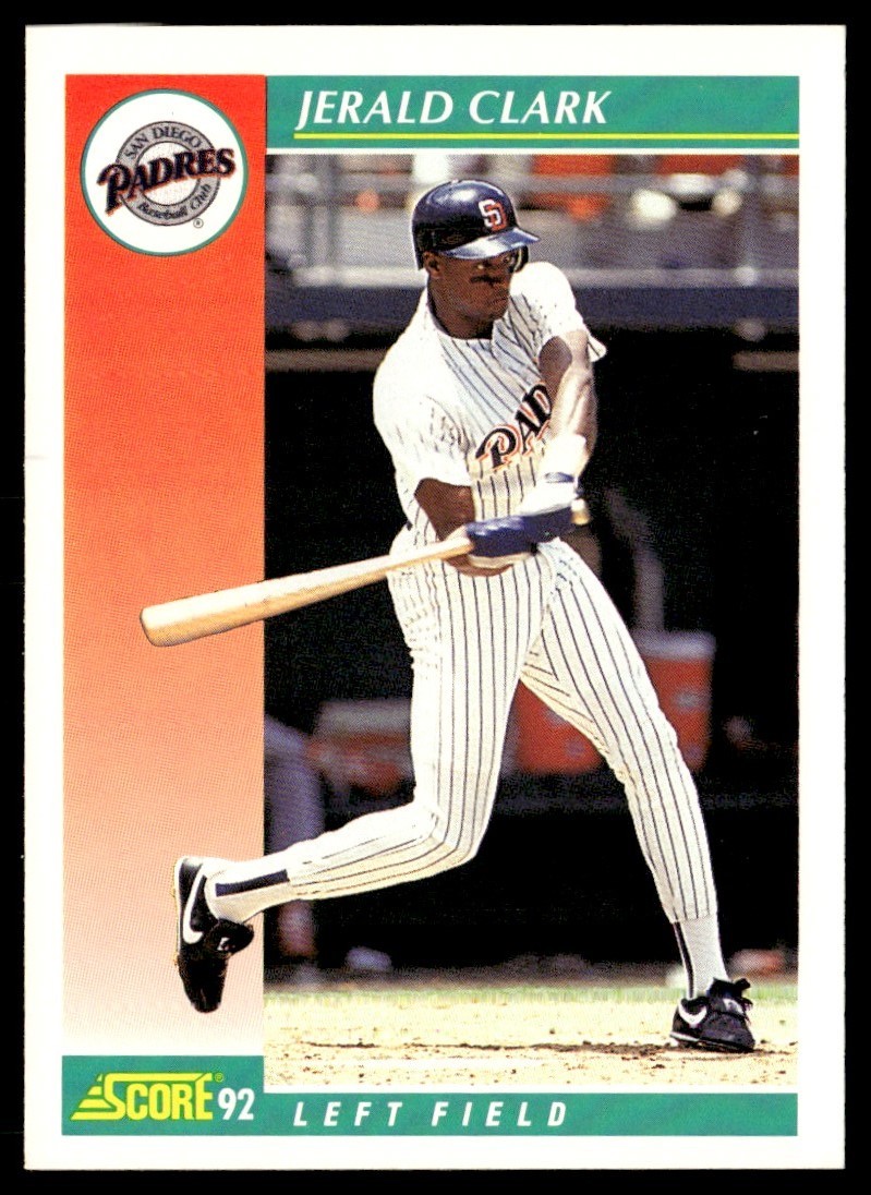 1992 Score Jerald Clark San Diego Padres #257