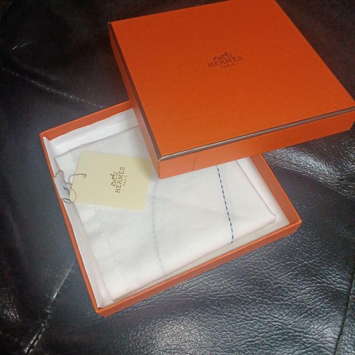 Herm S White Handkerchief