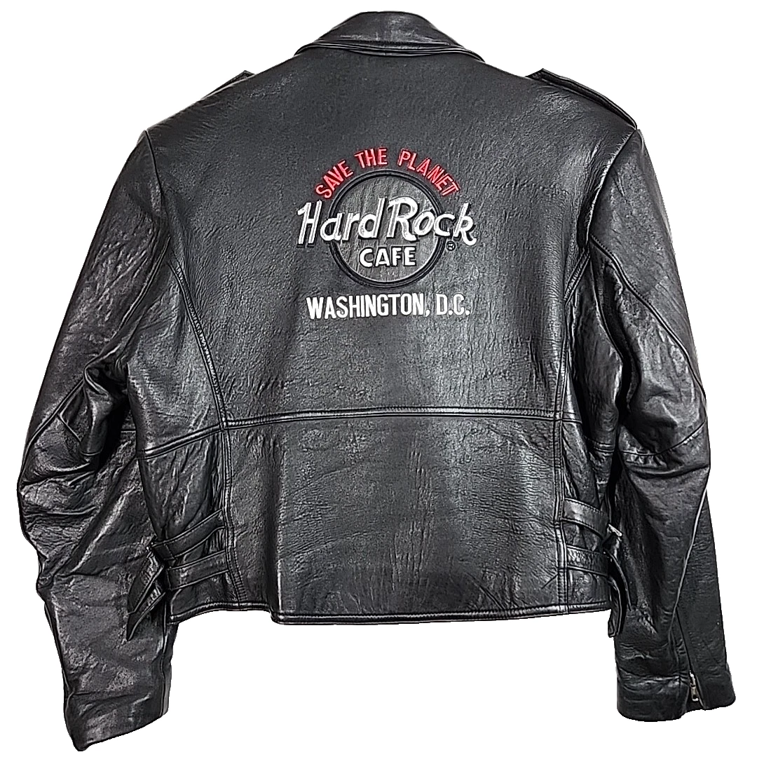 Hard Rock Cafe Leather Outer Shell Coats, Jackets & Vests