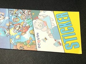 (Game Item) Long Sticker, Famicom, Mario Bros①, Excellent, Amada, Nintendo.