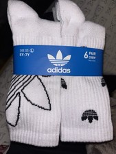 Adidas Youth 5Y-7Y, 6 Pair Crew