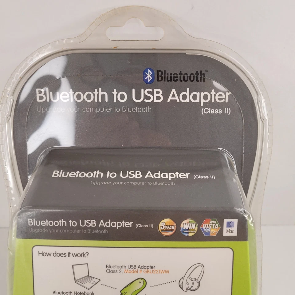 IOGEAR Bluetooth to 2.0 USB Adapter Class 2 GBU221WM Connect Wirelessly - Image 2 of 4