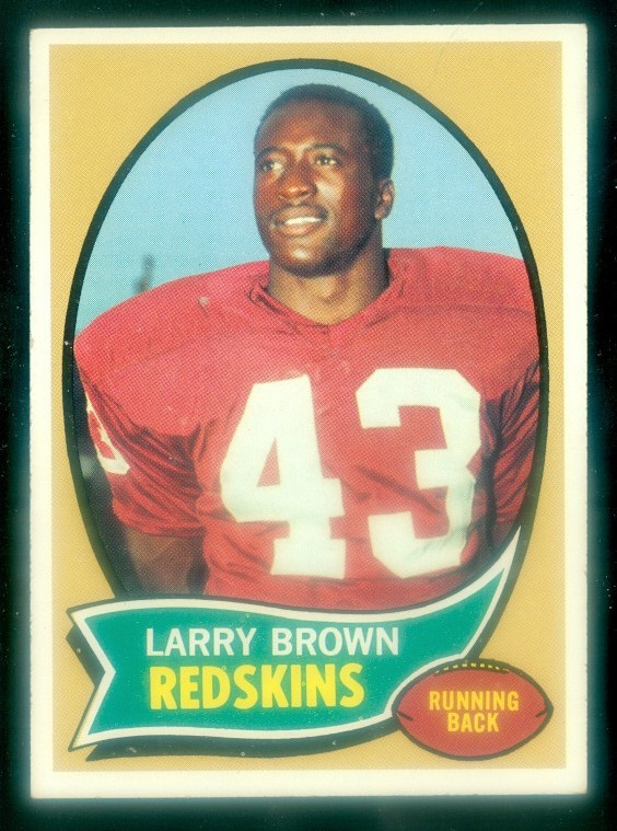 1970 TOPPS #24 LARRY BROWN NRMT