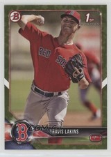 2018 Bowman Prospects Camo Travis Lakins #BP139 c7w